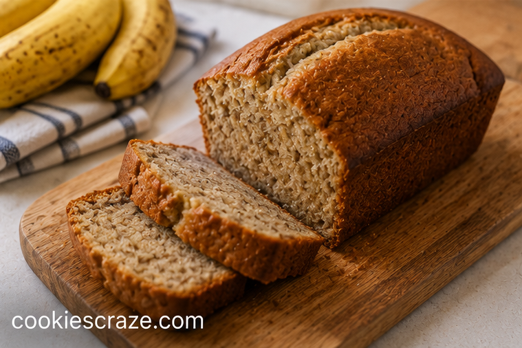 4 ingredient banana bread with cake mix