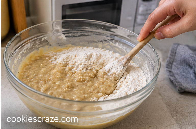 4 ingredient banana bread with cake mix