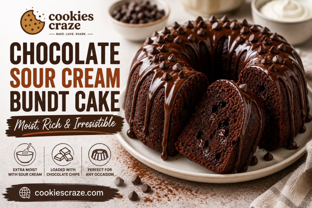 Chocolate Sour Cream Bundt Cake Recipe
