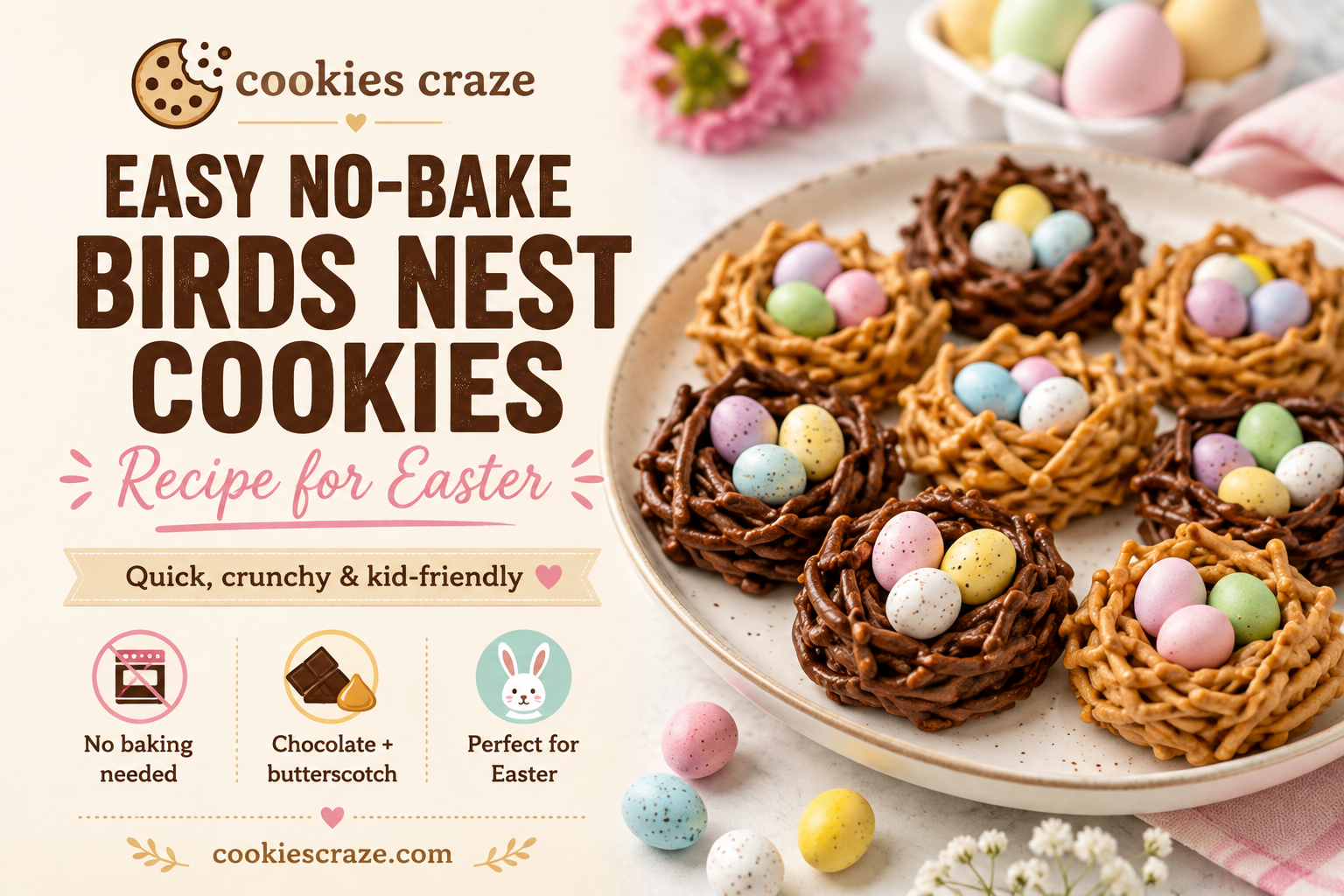 birds nest cookies